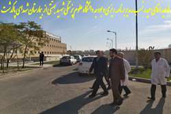 بازدید اقای حیدر نسب، مدیر برنامه ریزی و بودجه دانشگاه علوم پزشکی شهید بهشتی از بیمارستان شهدای پاکدشت