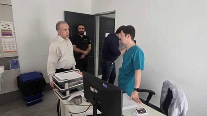 بازدید دکتر قاسمی از بیمارستان 