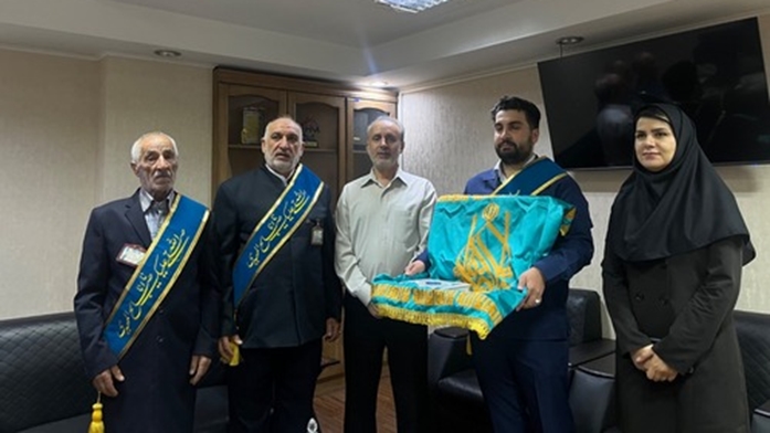 حضور خادمان مسجد مطهر جمکران