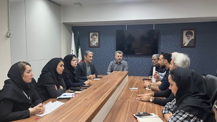 جلسه شورای مدیران اداری بیمارستان شهدای پاکدشت خرداد ماه