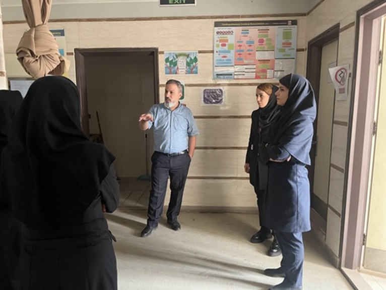 بازدید از بخش های پاراکلنیک و ویژه